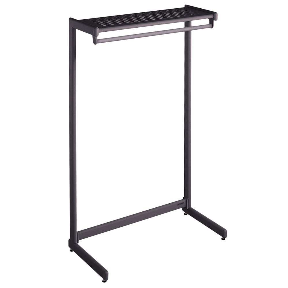 Quartet 20214 48" Black Powder Coated Textured Steel SingleSided