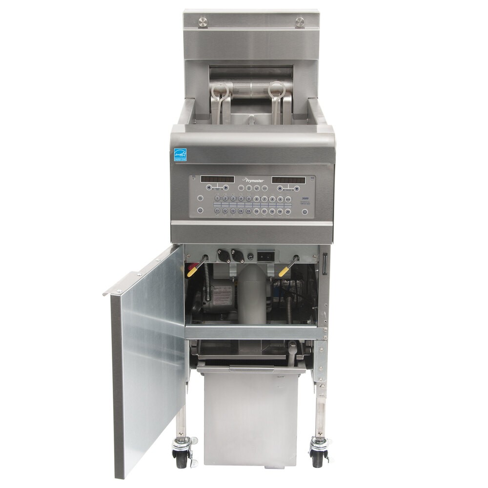 Frymaster FPEL1142C 30 lb. Split Pot Electric Floor Fryer 480V, 3