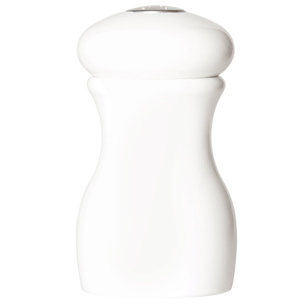 Fletchers' Mill MAR04SS24 Marsala 4" White Salt Shaker