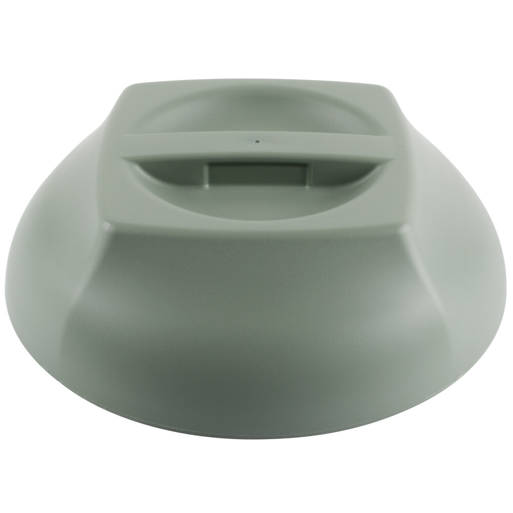 Cambro MDSHD9447 Harbor Collection Meadow 10 1/4" Insulated Plastic Dome Plate Cover 12/Case