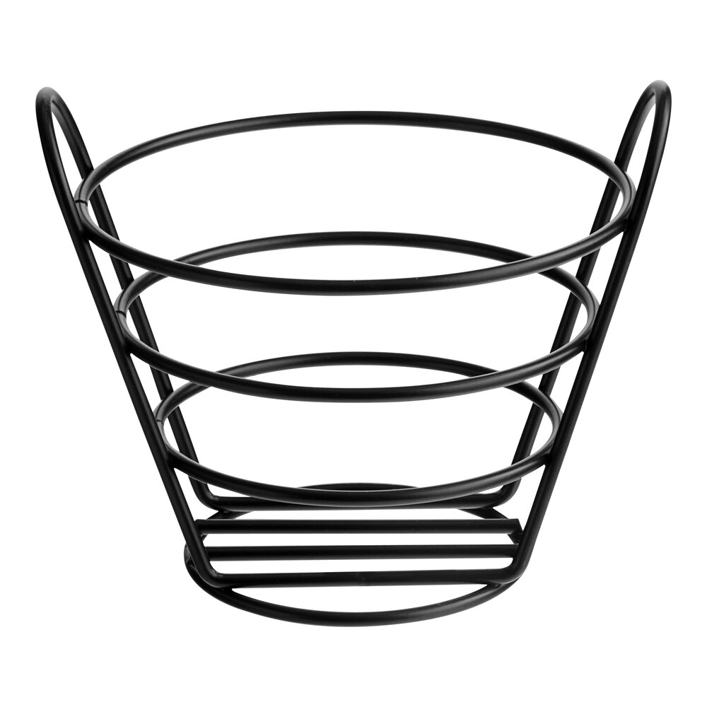 Clipper Mill by GET 433782 6 1/4" Black Powder Coated Iron Round Wire