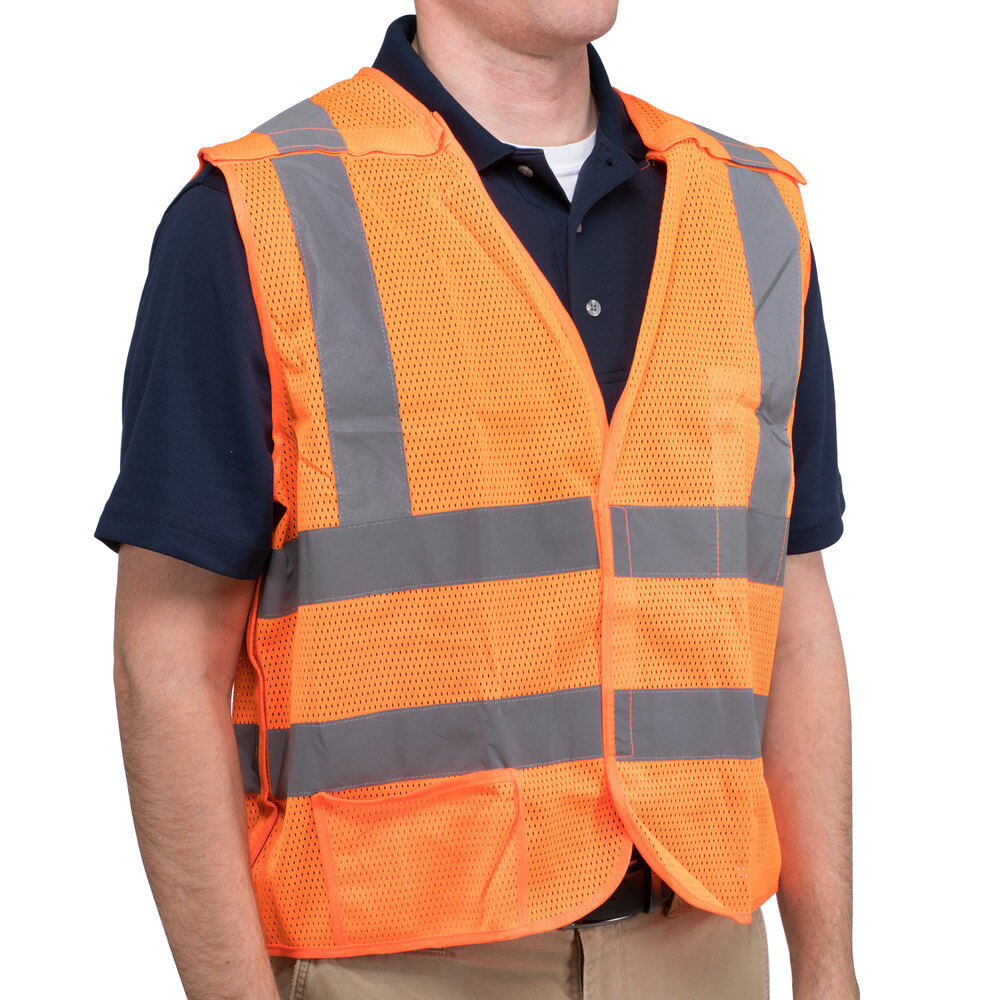 Cordova Customizable Orange Class 2 High Visibility 5-Point Breakaway ...