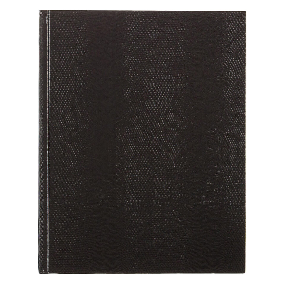 Blueline A1081 Hardbound Black 11" x 8 1/2" College Ruled Executive