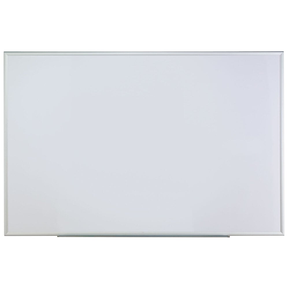 Universal UNV43626 72" x 48" White Melamine DryErase Board with Satin