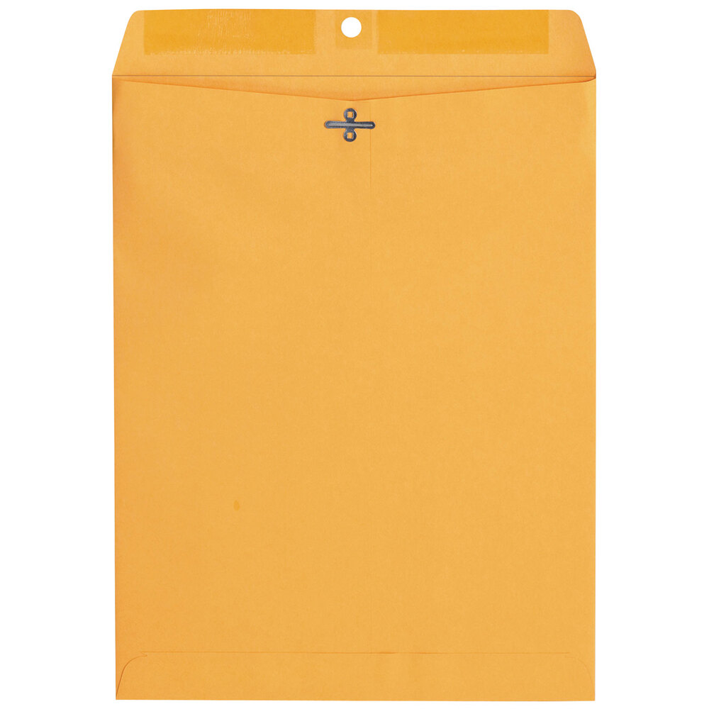 Universal UNV35267 97 10" x 13" Kraft Clasp / Gummed Seal File