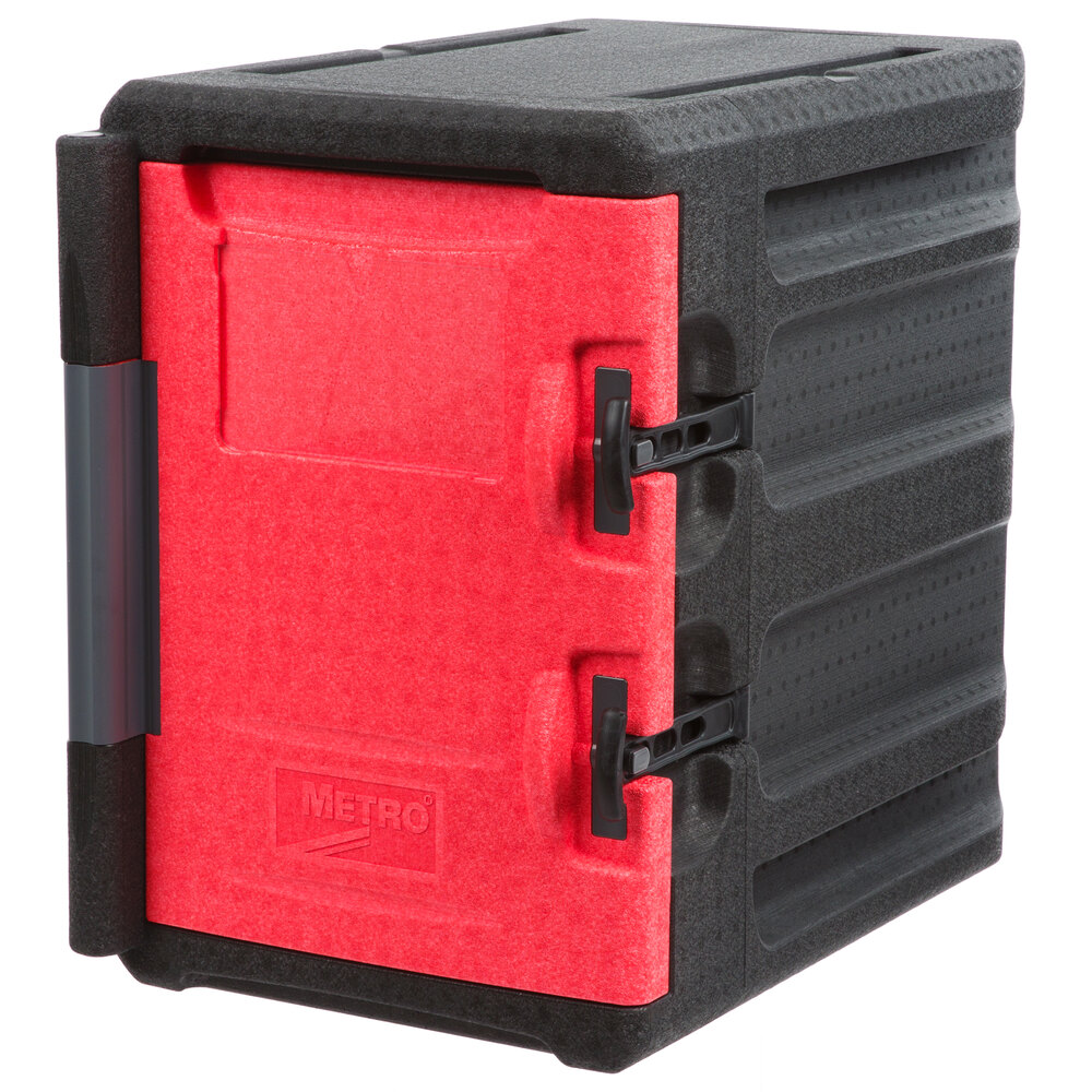 Metro Mightylite Black Front Loading EPP Insulated Food Pan Carrier ...
