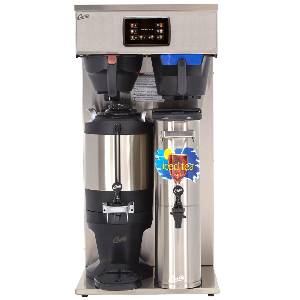 Curtis G4CBHT Dual 3 or 1.5 Gallon Combination Tea / Coffee Brewer 220V