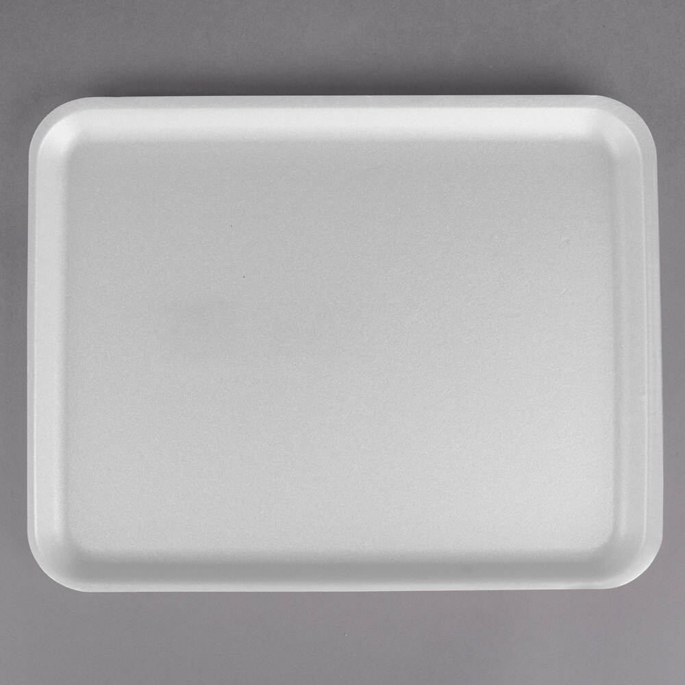Gen Meat Trays, #16S, 11.63 x 7.25 x 0.54, White, 250/Carton