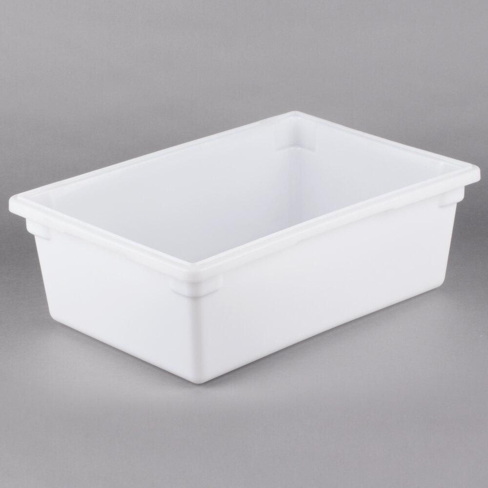 Choice White Plastic Food Storage Box 26" x 18" x 9"