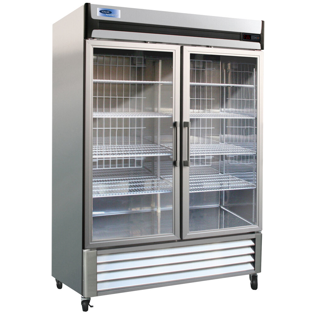 Norlake NLR49G AdvantEDGE 55" Two Glass Door ReachIn Refrigerator 49 Cu. Ft.