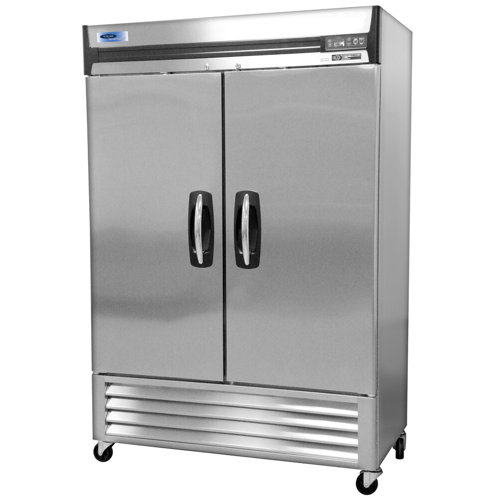 Norlake NLF49S AdvantEDGE 55" Two Solid Door ReachIn Freezer 49 Cu. Ft.