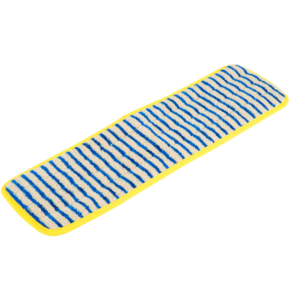 Rubbermaid® HYGEN™ Microfiber Super Scrubber Wet Pad - 18, Yellow