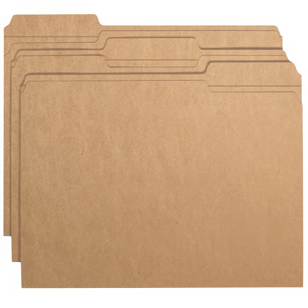 Smead 10734 Letter Size File Folder - Standard Height with Reinforced 1 ...
