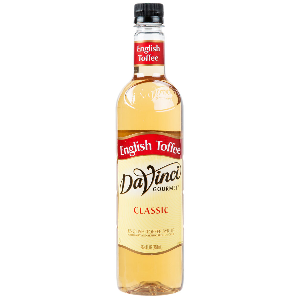 DaVinci Gourmet 750 mL Classic English Toffee Flavoring Syrup