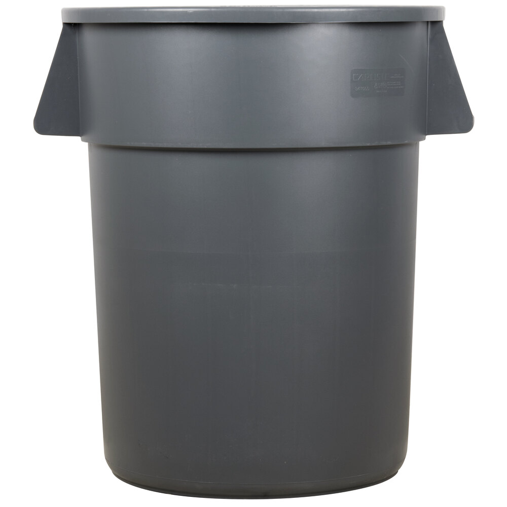 Carlisle 34105523 Bronco 55 Gallon Gray Trash Can