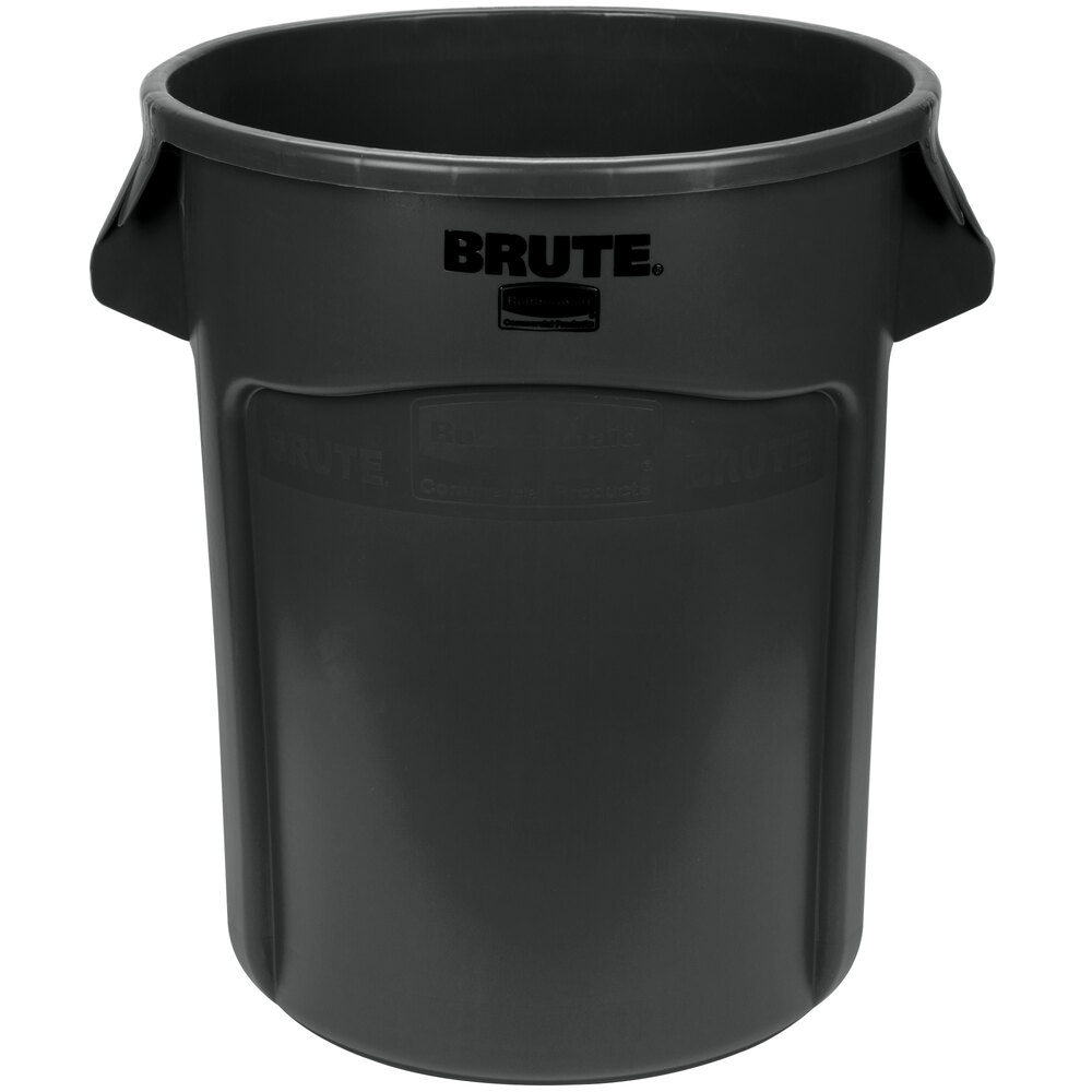 Rubbermaid® 1779734 BRUTE 20 Gallon Black Executive Round Trash Can