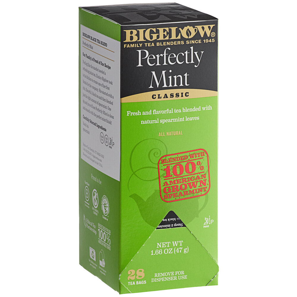 Bigelow Perfectly Mint Tea Bags 28/Box