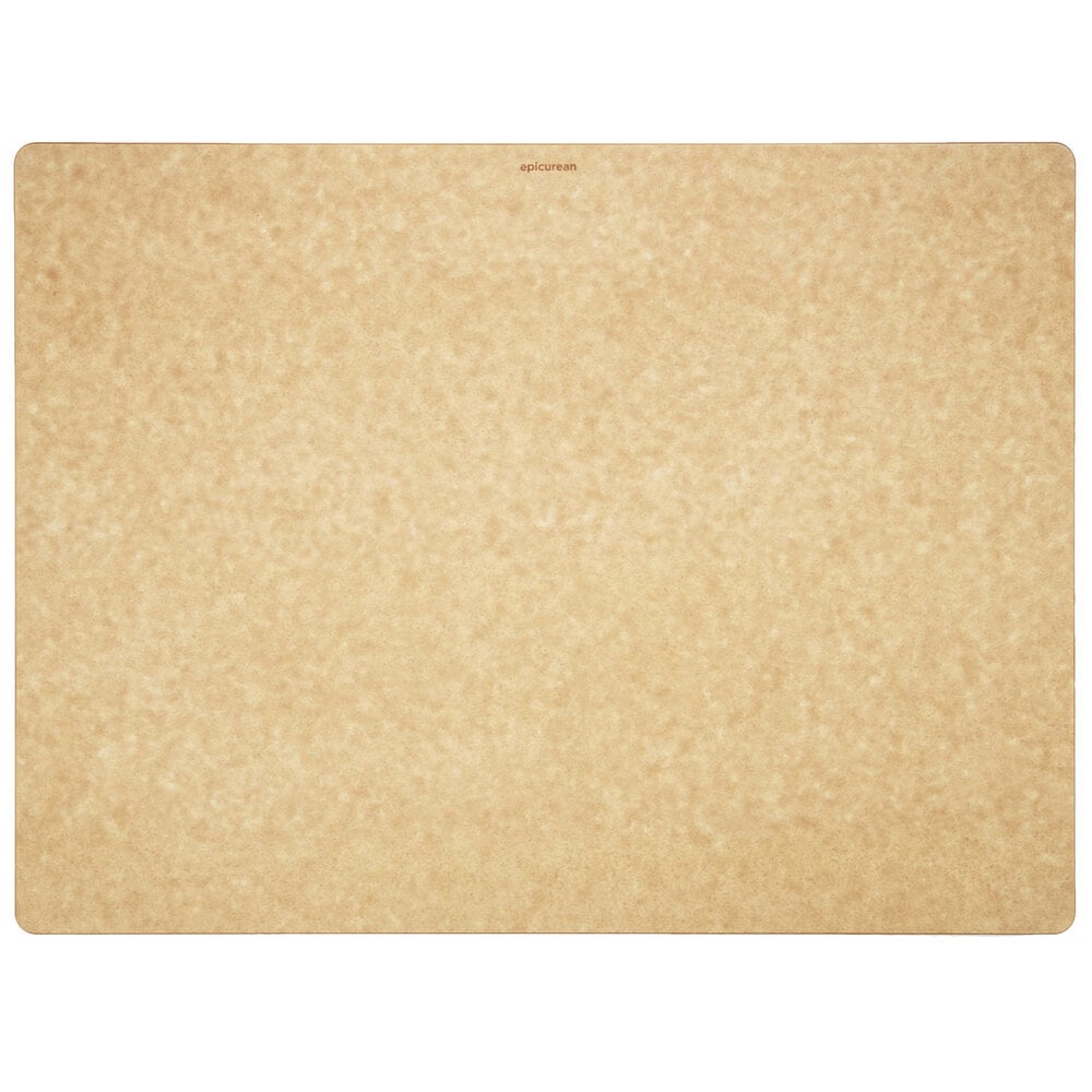 Epicurean Big Block Series — Natural Richlite Wood Fiber Cutting Board from WebstaurantStore