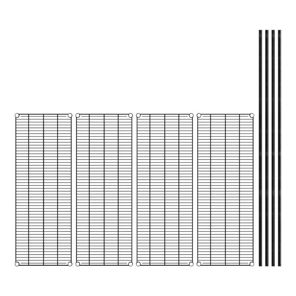 A black and white grid of rectangular lines.