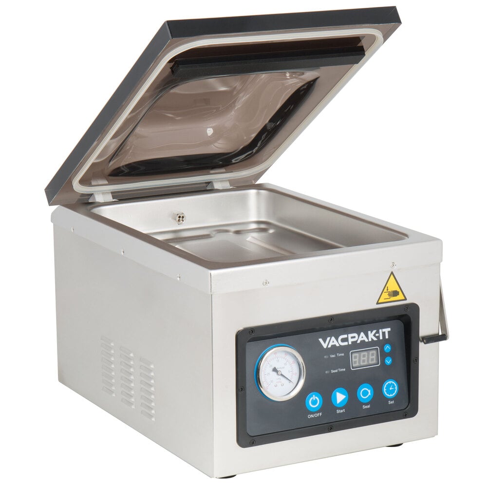 VacPak-It VMC10OP Chamber Vacuum Packaging Machine with 10 1/4 Seal Bar  and Oil Pump