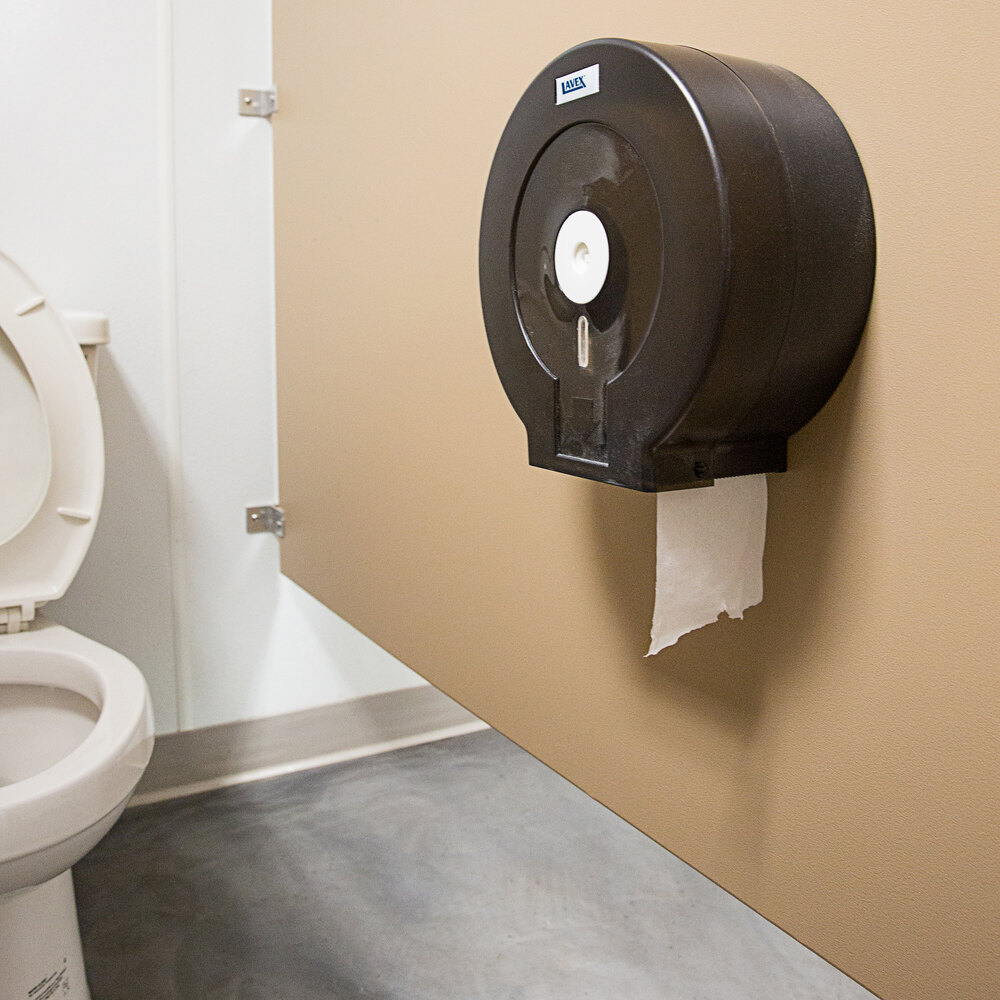 1-Ply 1,400' Universal Jumbo Toilet Paper Roll with 9