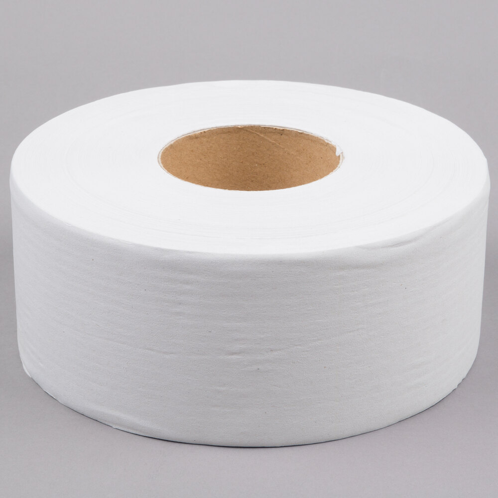 Lavex 1-Ply Jumbo 1400' Toilet Paper Roll with 9