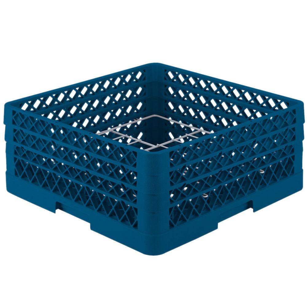 Vollrath PM1211344 Traex® Plate Crate Royal Blue 12 Compartment Plate