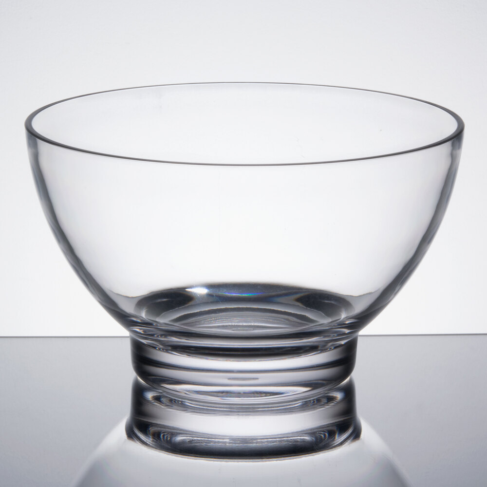 Vollrath V927000 4.25 Qt. Clear Large Round Acrylic Bowl