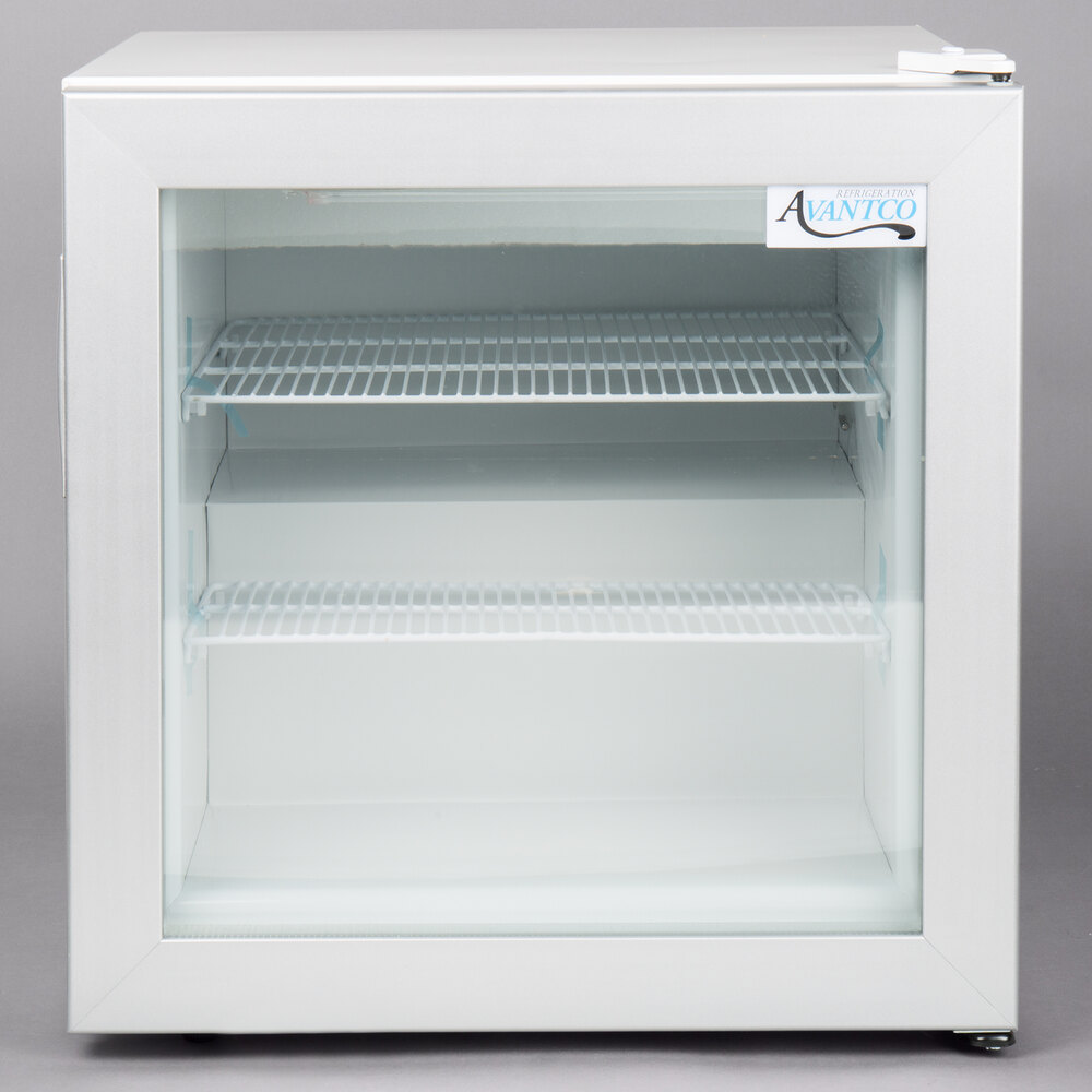 Avantco CFM2 White Countertop Display Freezer with Swing Door