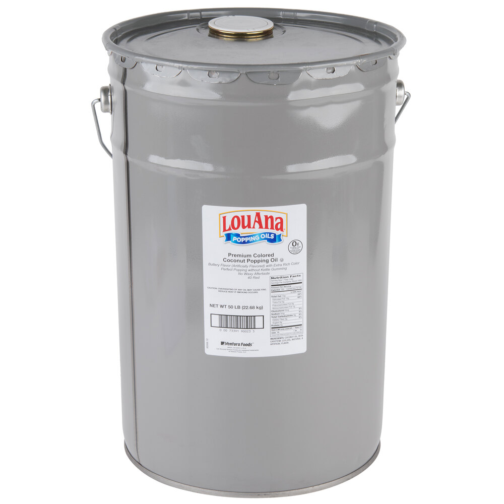 LouAna Coconut Oil with Butter Flavor 50 lb. Pail