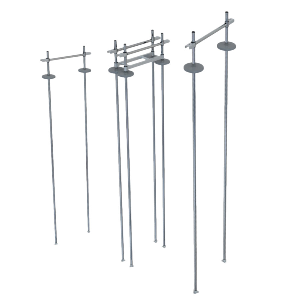 Metro LTTA24C Super Erecta DoubleDeep TopTrack 24" ChromePlated