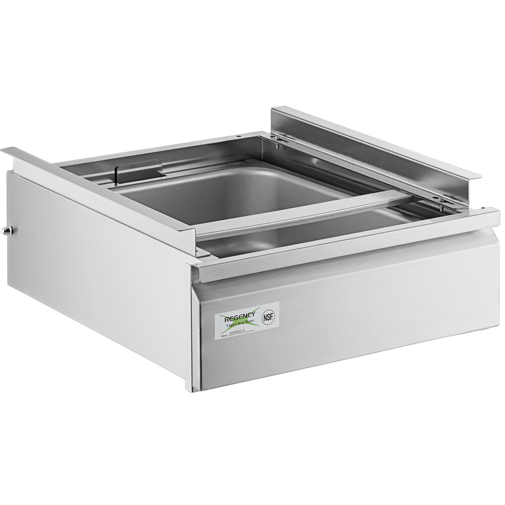 Regency 20 inch x 15 inch x 5 inch Drawer with Stainless Steel Front