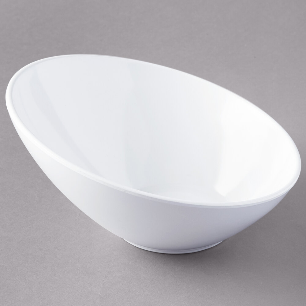 GET B788 16 oz. White Slanted San Michele Catering Bowl
