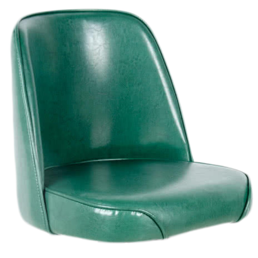 Lancaster Table & Seating Deluxe 19" Wide Green Barstool Bucket Seat