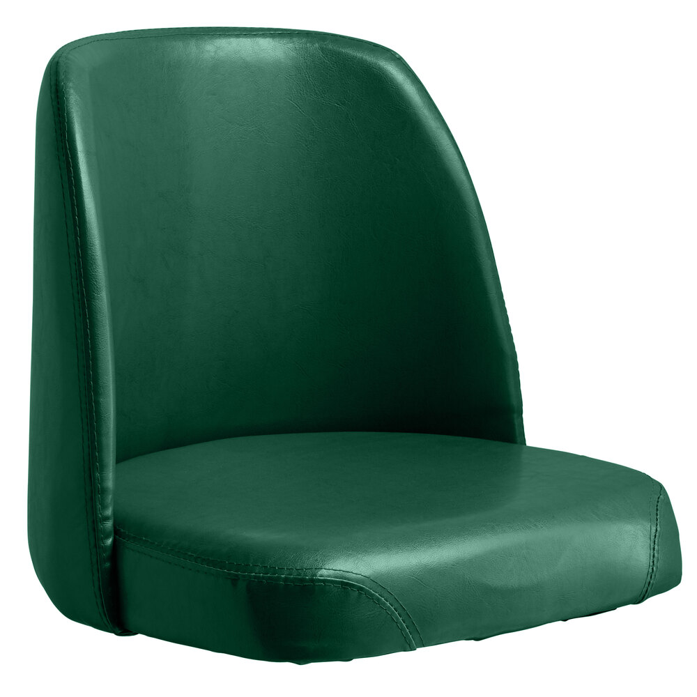 Lancaster Table & Seating 19" Wide Green Barstool Bucket Seat