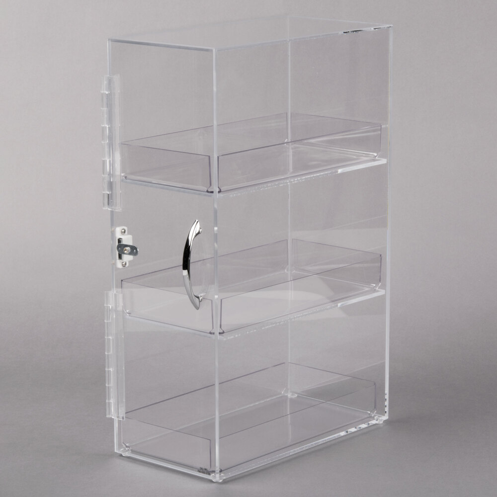 CalMil 120412 Three Section Clear Bread Box