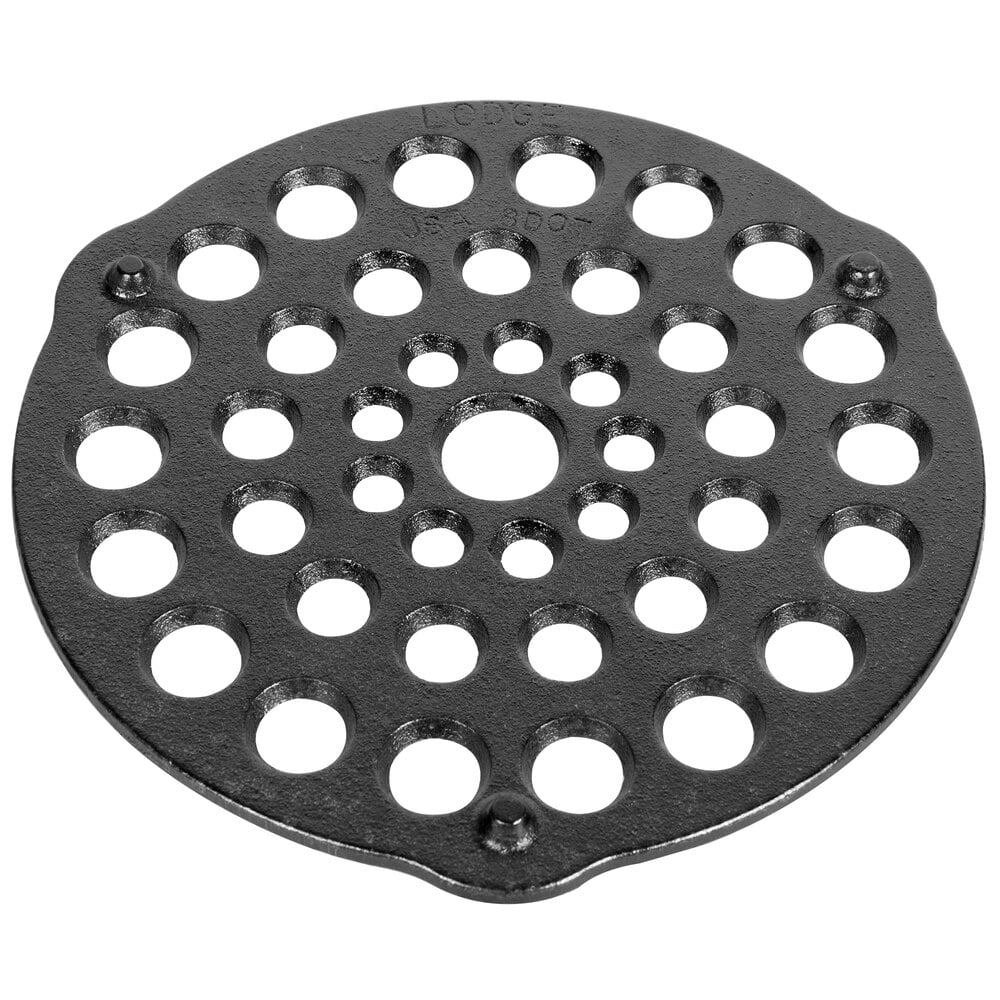 Lodge L8DOT3 8 1/8" Round Cast Iron Trivet