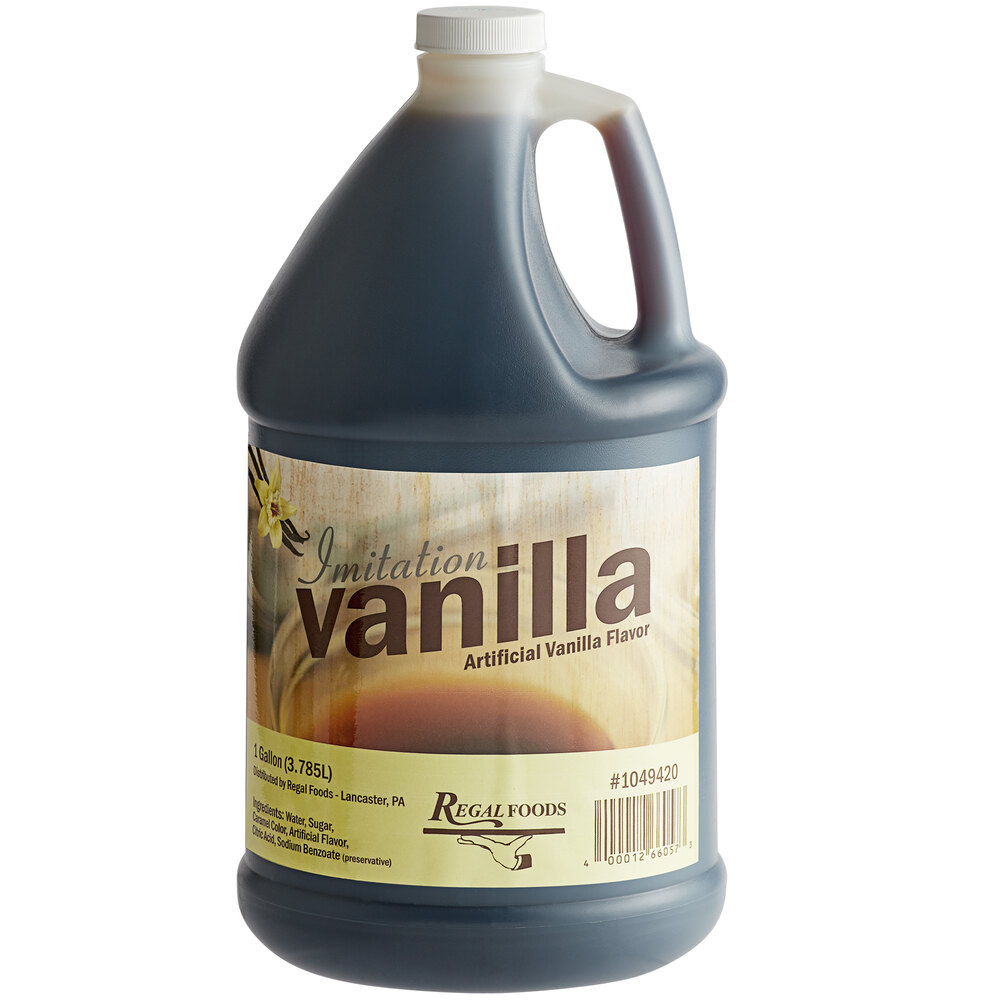 Regal Imitation Vanilla Extract 1 Gallon Container