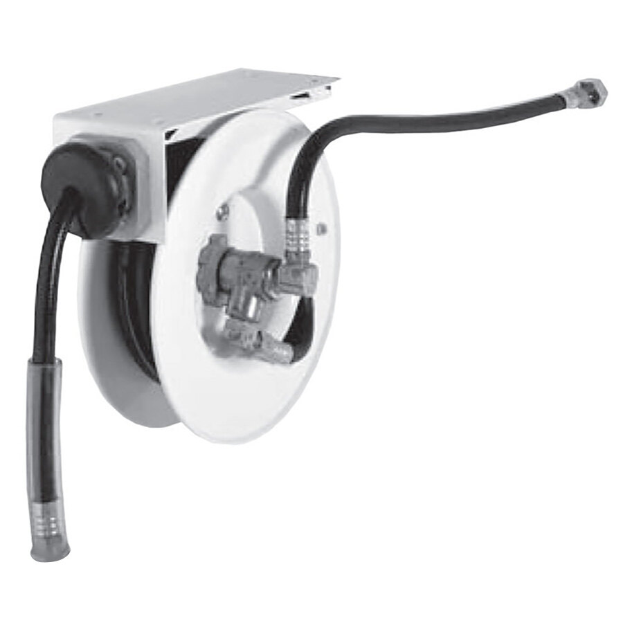 Fisher 29840000 Cafe Reel Undercounter Mounted Exposed Hose Reel with