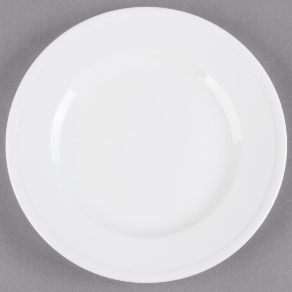 World Tableware 150210235 Empire 9" Alpine White Porcelain Plate 12/Case