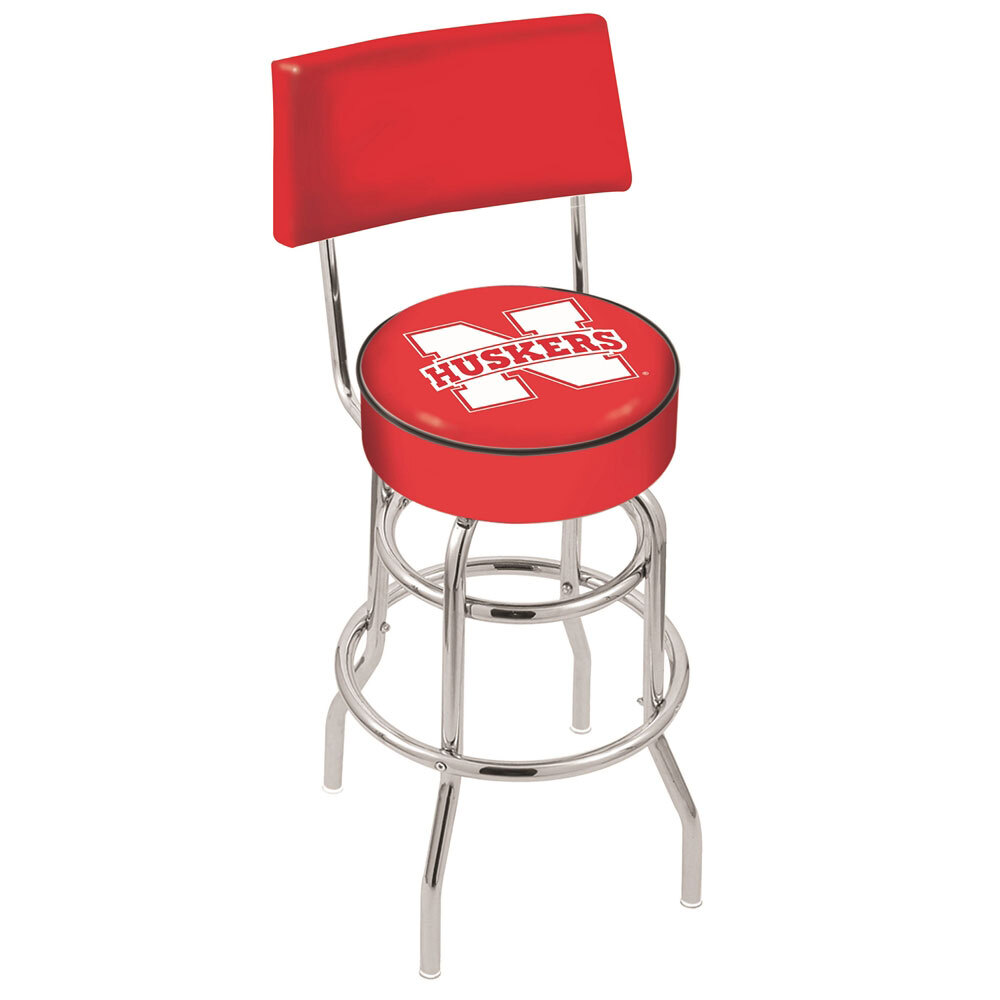 Holland Bar Stool L7C430NebrUn University of Nebraska Double Ring