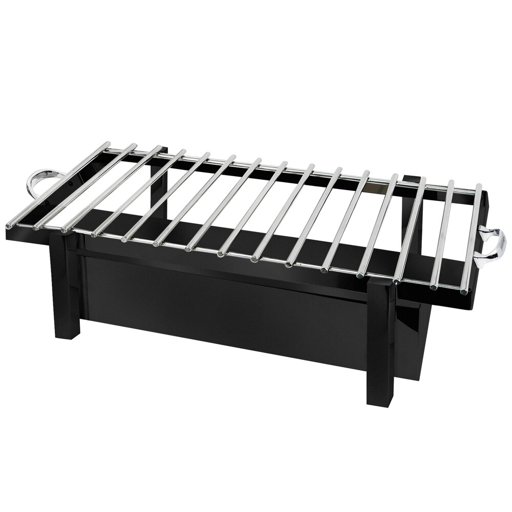 Eastern Tabletop 3249GMB P2 28" x 11 1/2" Black Coated Stainless Steel