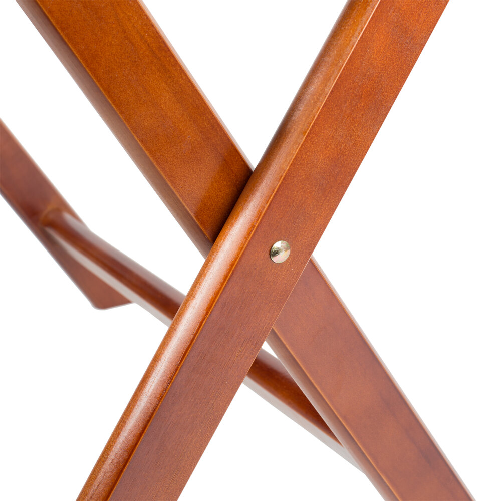 Details about   24"W x 15"D x 20"H Mahogany Wood Folding Luggage Rack 