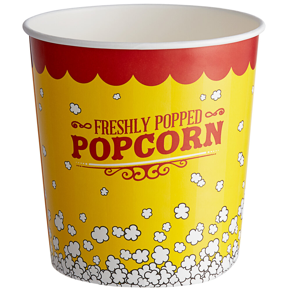 Carnival King 130 oz. Popcorn Bucket - 150/Case