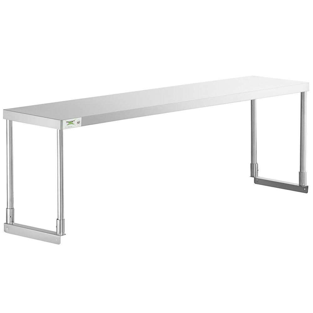 Regency Stainless Steel Single Deck Overshelf - 12 inch x 60 inch x 19 1/4 inch
