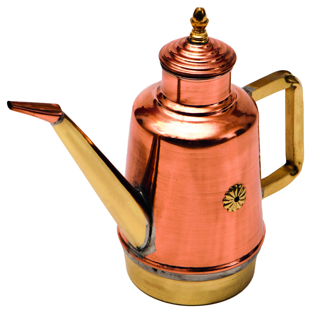 GI Metal OL05 16 oz. Copper / Brass Craft Oil Cruet