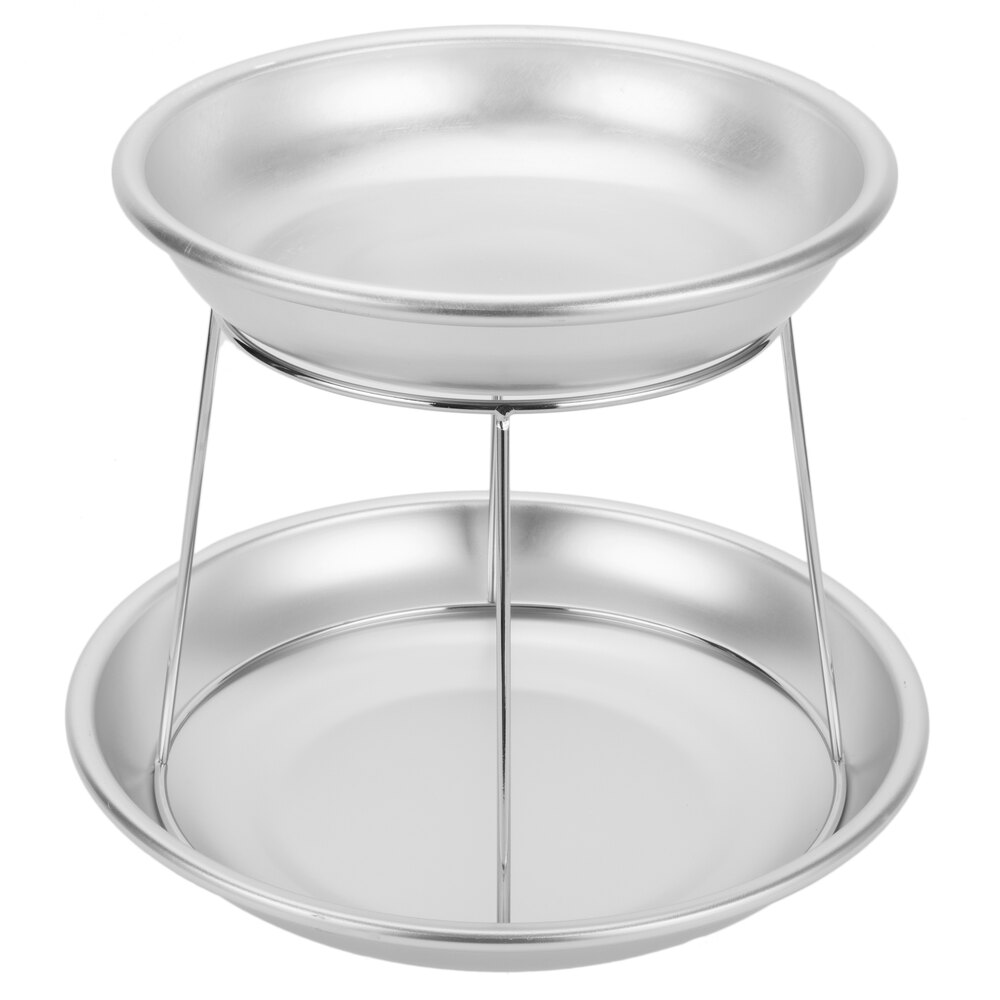 Choice 2Tier Seafood Tower Set with Mini Aluminum Trays and Stand