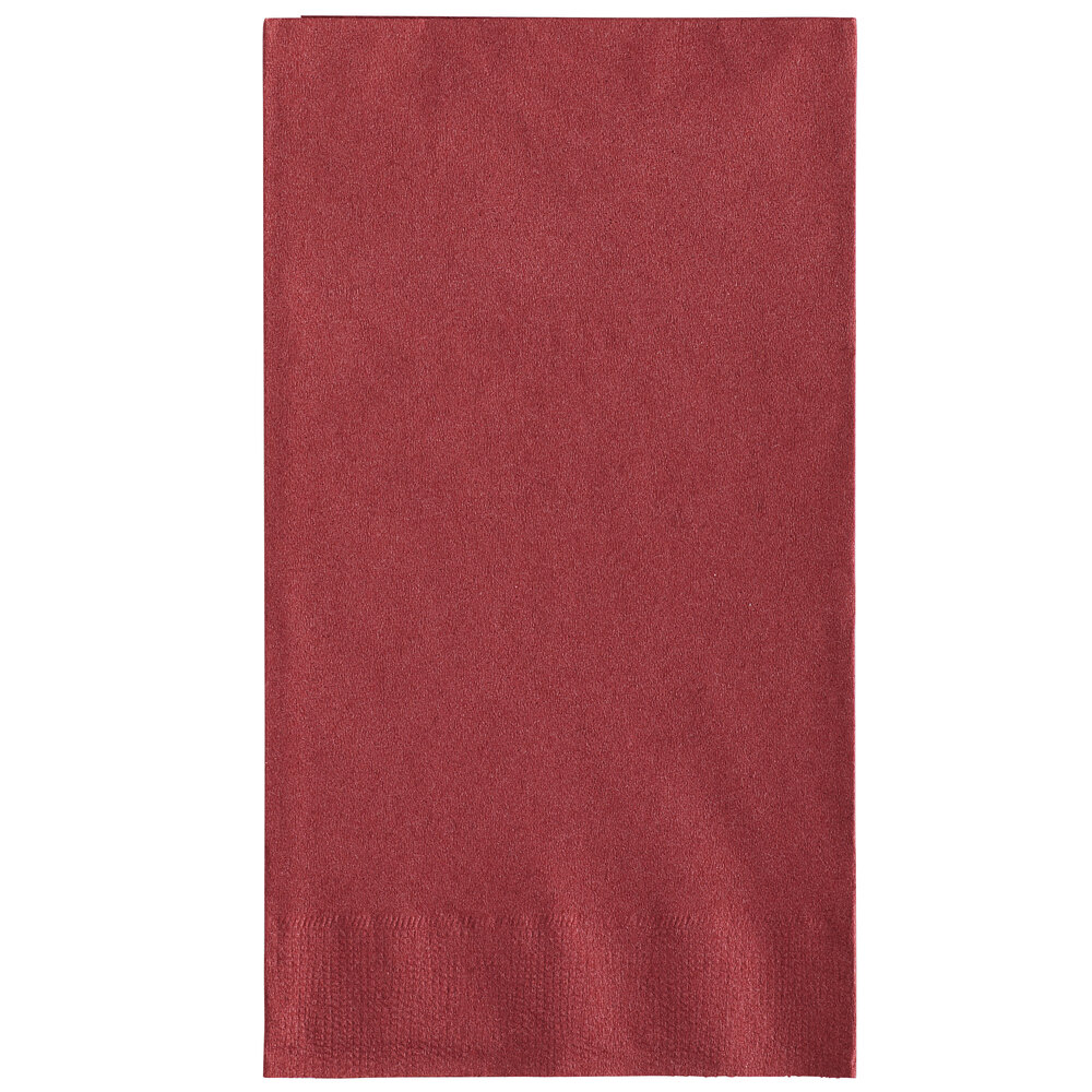 Paper Dinner Napkin, Burgundy, 2-Ply - 1000/Case, image size:1000x1000