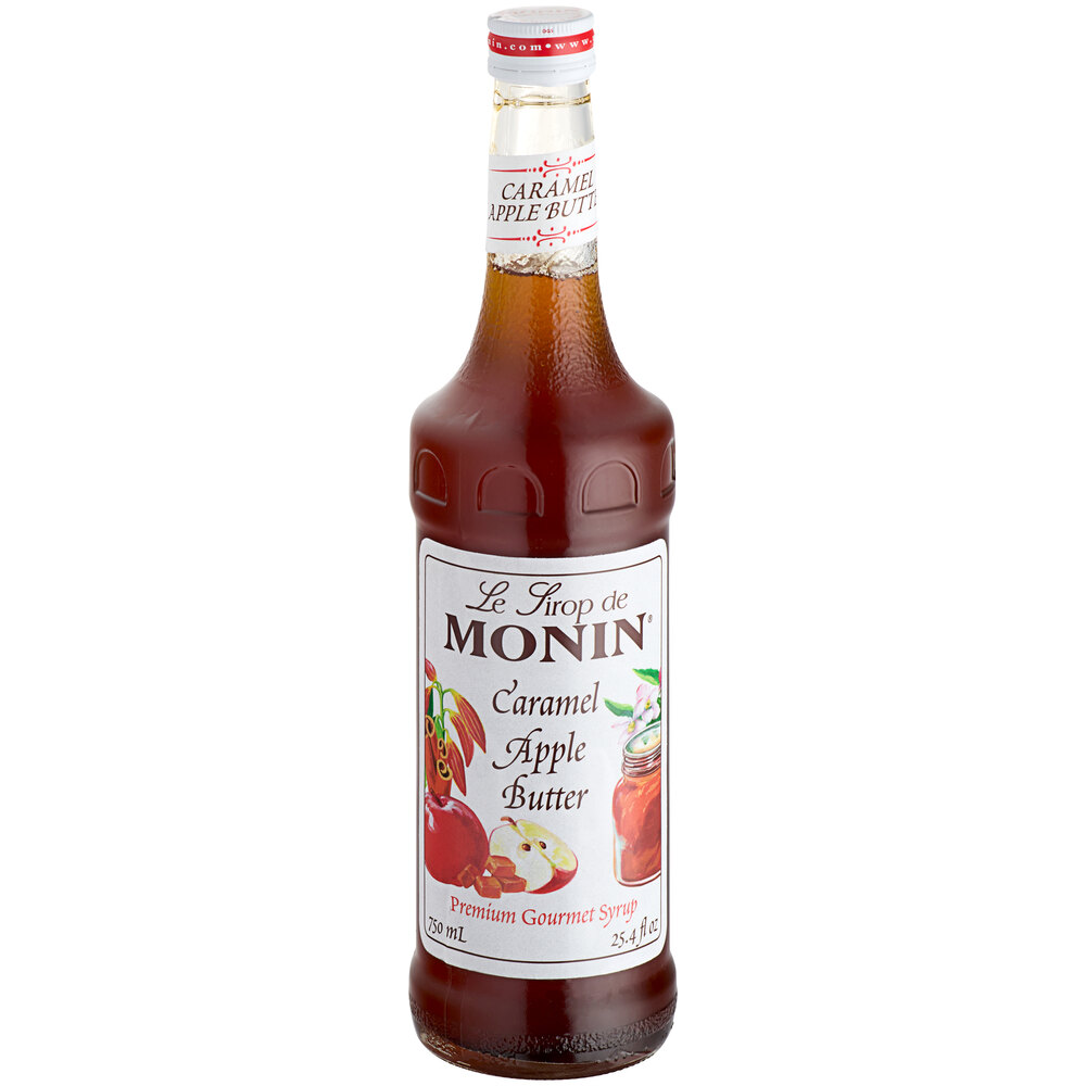 Monin Premium Caramel Apple Butter Flavoring Syrup 750 mL