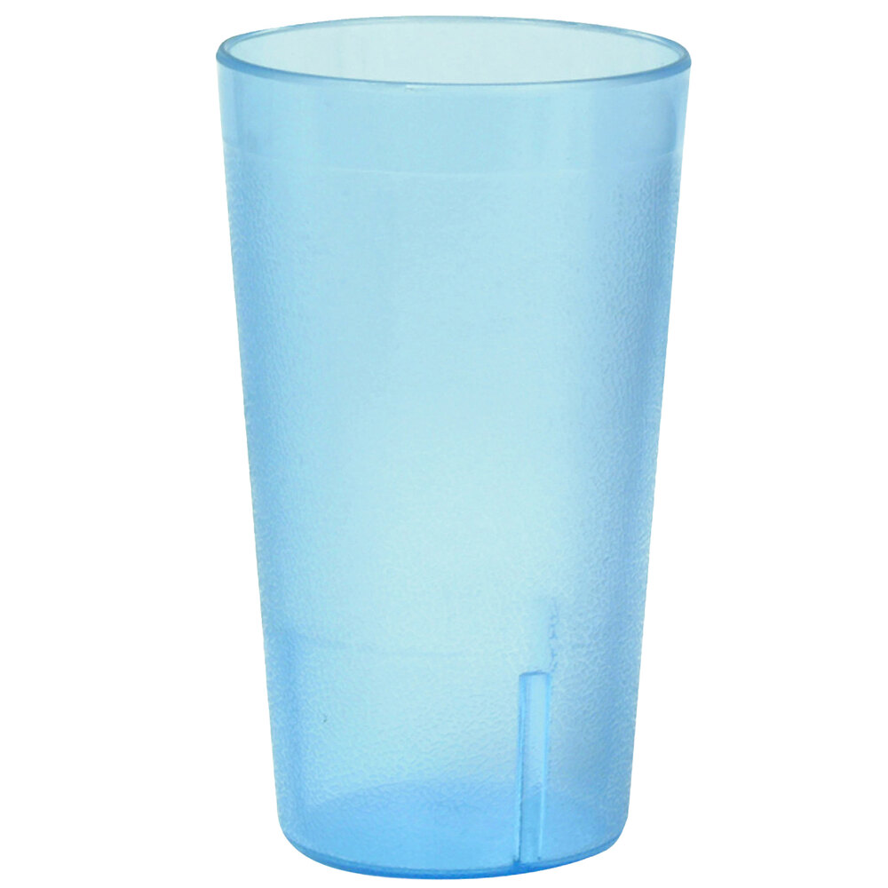 32 oz. Blue SAN Plastic Pebbled Tumbler 12/Pack